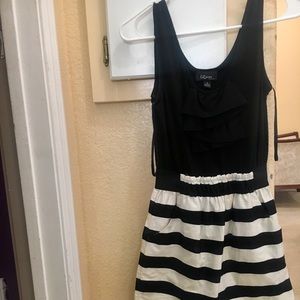 Black and white dress